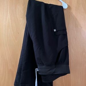 Medium Tall Black Figs Scrub Pants